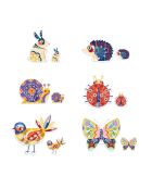 Mi primer rompecabezas de animales de jardín multicolores - 25 x 25 x 5 cm