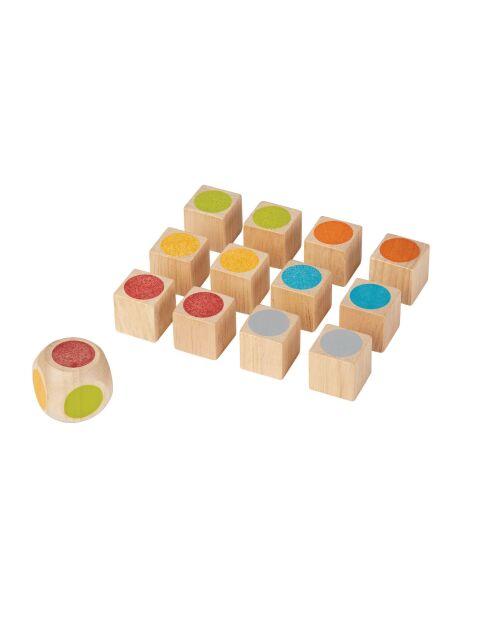 Minimemo multicolor de 2,5 x 2,5 x 2,5 cm