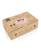 Boite à musique Dancing Ballerine Rose rose - 11,5 x 11,5 x 8,5 cm