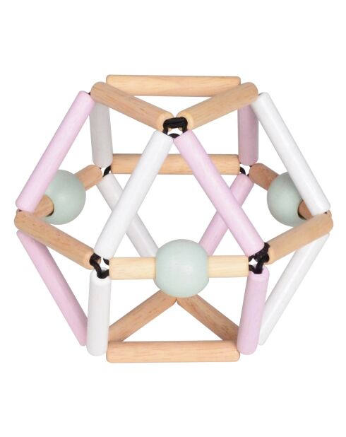 Nordik Pink Grabber Holzrassel, 12 x 12 x 14 cm, rosa