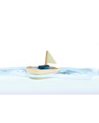 Großes blaues Segelboot - 21,1 x 10,1 x 12,5 cm