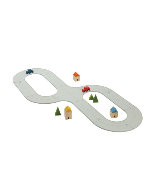 Circuit en caoutchouc naturel - 95 x 75 x 1,8 cm