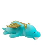 Peluche Nemu Dragon Nemu dorato blu - 56 x 27 x 19 cm