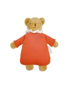 Bettdecke aus Baumwolle mit Rassel Orange Angel's Nest Bear - 22 x 7 x 20 cm