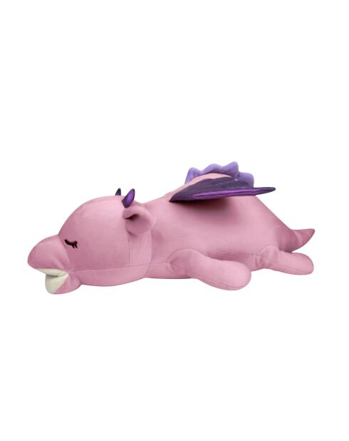 Peluche Nemu Nemu Dragon rose - 56 x 19 x 27 cm
