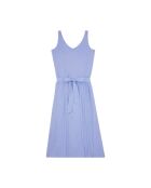 Abito lungo in denim misto cotone blu vintage Mia