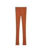 Legging Avana aus haselnussfarbener Baumwolle