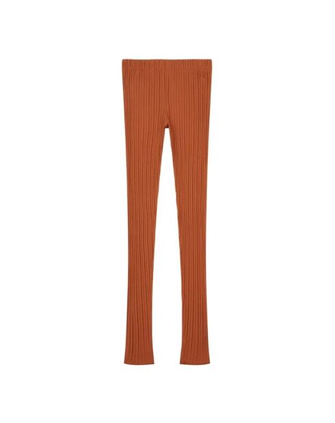 Leggins Avana de algodón avellana