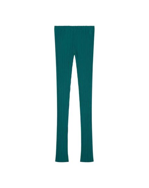Leggins de algodón verde abeto Avana