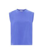 Blaues Tanktop Tania aus Baumwolle