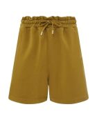 Shorts Billy Molleton in cotone dorato