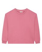 Felpa girocollo Mila in misto cotone rosa antico