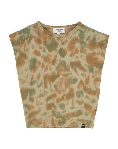 T-Shirt Haley kaki tie & dye