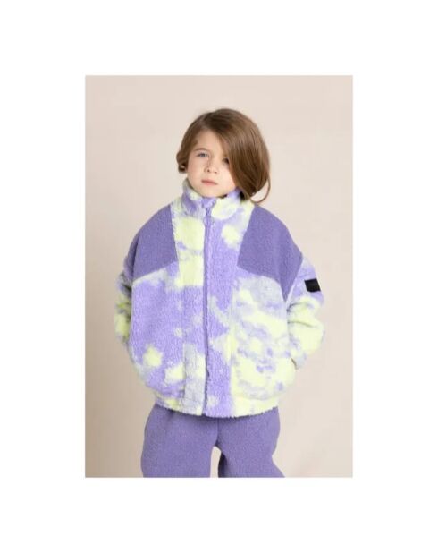 Veste en Sherpa Eighty violette
