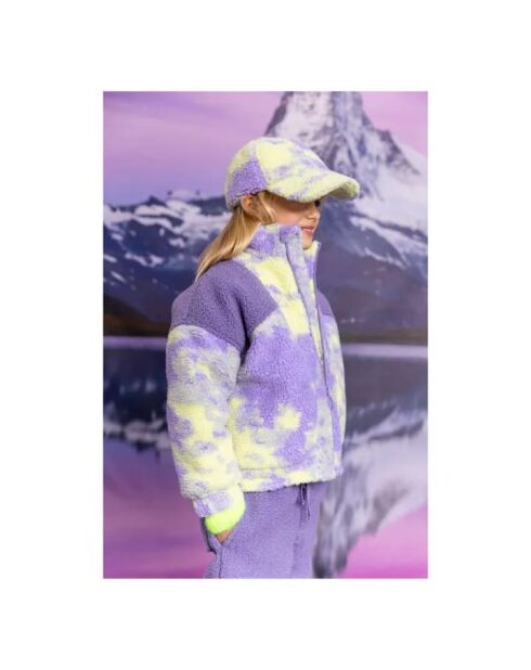Veste en Sherpa Eighty violette