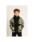 Veste en Sherpa Eightor kaki