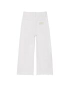 Witte cropped katoenen jeans Charlie
