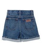 Pantaloncini a vita alta in cotone denim Cherryl
