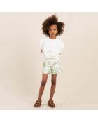 Pantaloncini Cherryl pistachio tie & dye