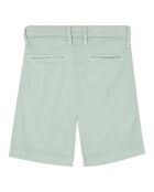 Shorts Chino Allen grigio-verdi in cotone