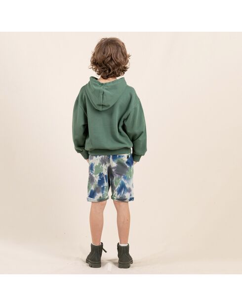 Short New Grounded bleu tie & dye