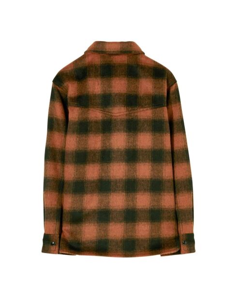 Sur-chemise à Carreaux New Dusk brique