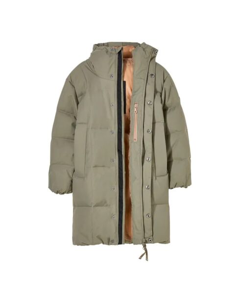 Doudoune Longue Snowlong vert kaki