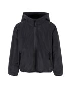 Giacca foderata in pelliccia nera Buckley Rain