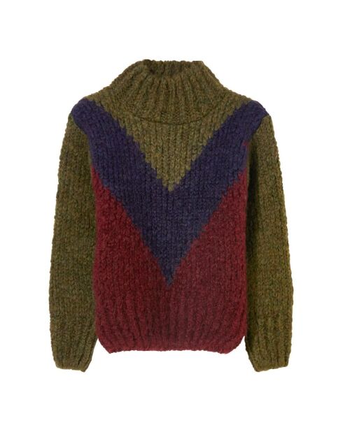 Pull en Laine mélangée Mohair Vanity vert kaki