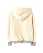 Sweat réversible en Polaire & Sherpa Hooper gris/écru