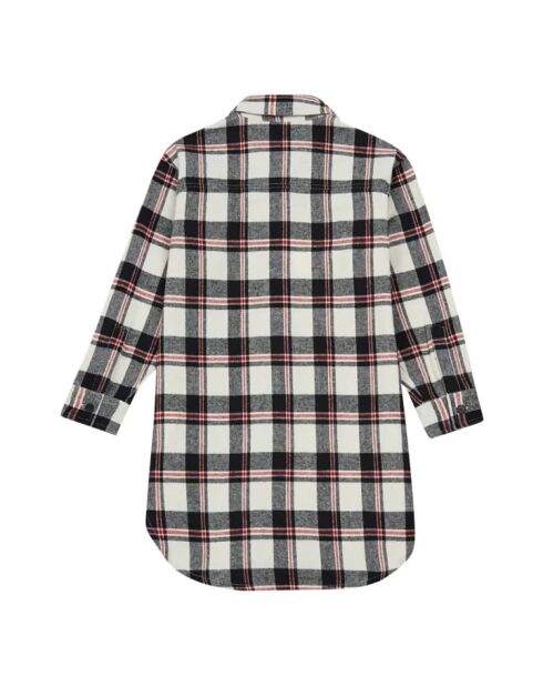 Robe Chemise Chloe écru/noir