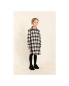 Chloe ecru/zwarte hemdjurk