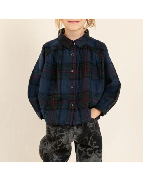 Chemise Lakeview bleu marine