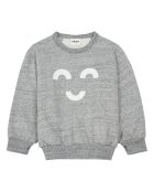 Sweat Macaroni Wind gris clair
