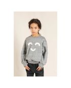 Sweat Macaroni Wind gris clair
