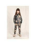 Sprint Jogginghose mit Tie and Dye in Schwarz/Beige