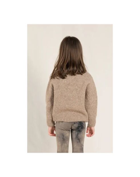 Pull en Laine Merinos Lona beige