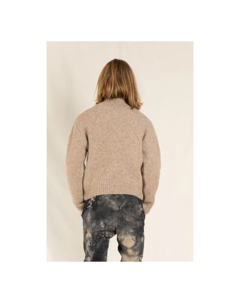 Pull en Laine Merinos Lona beige