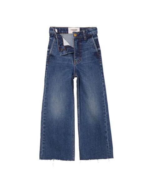 Jean en coton Cropped Charlie denim