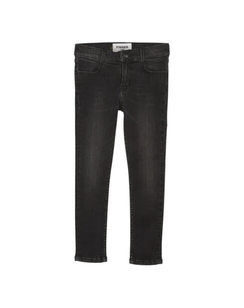 Jean en coton Skinny Tama denim gris foncé