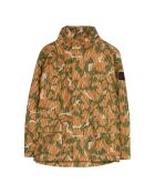 Khakigrüne bedruckte Larry Jacke