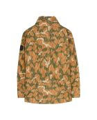 Khakigrüne bedruckte Larry Jacke