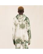 Sweat zippé Joel kaki tie & dye