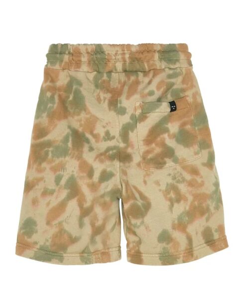 Short Dunk Tie and Dye Fleece Eté camel