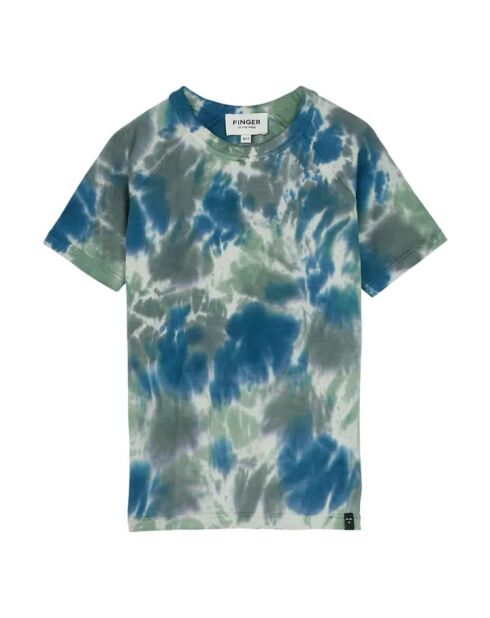 T-shirt Nolan Tie and Dye bleu