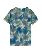 Blaues Tie and Dye T-Shirt von Nolan
