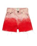 Cherryl Tie and Dye rote Shorts