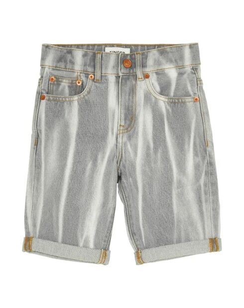 Pantalones cortos Edmond Tie and Dye de algodón gris