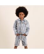 Giacca tie & dye Nick grigia