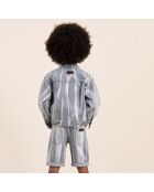 Giacca tie & dye Nick grigia